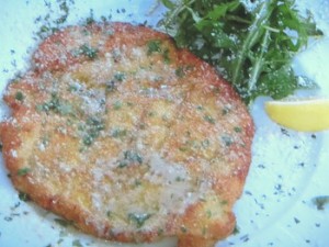 ミラノ風 鶏のムネ肉のカツレツ