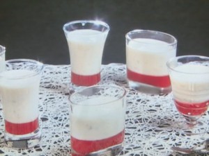 バナナのパンナコッタ
