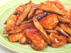 こってり旨い鶏ごぼう