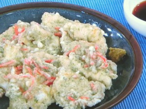 鶏いそべ天ぷら
