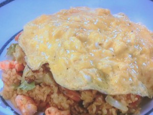 のっけオムライスカレー風味