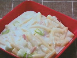 マカロニのクリーム煮