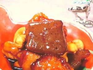 こんにゃくと鶏のくわ焼き