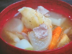 すいとん入り豚汁