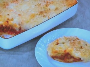 牛ひき肉とポテトのグラタン
