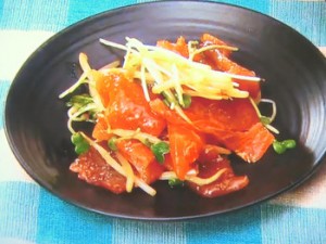 マグロともやしの中華和え