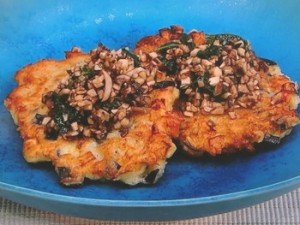シラスのミラネーゼお好み焼き