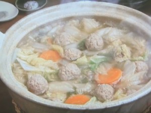 肉だんごと白菜の煮込み