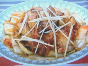 もこみち流 豚肉と白菜のピリ辛甘酢炒め