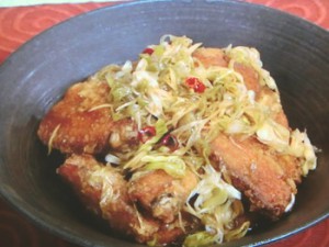 鶏手羽の南蛮漬け風