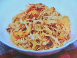 切り干し大根と油揚げのゴマ和え