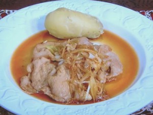 豚肉のねぎしょうが焼き