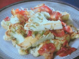 カリフラワーとベーコンのソテー