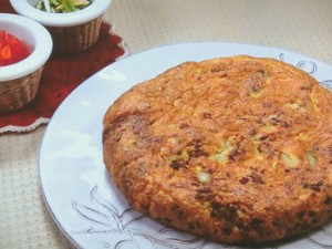 スペイン風丸いオムレツ
