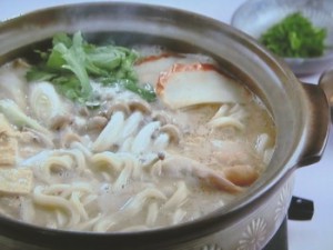 ごま味噌うどん鍋