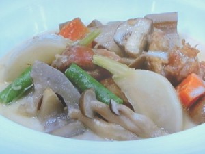 チキンと冬野菜のクリーム煮