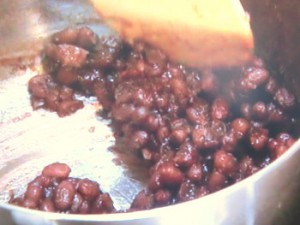 ストック小豆で簡単!粒あん