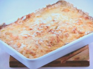 ハムのラザーニャ仕立て