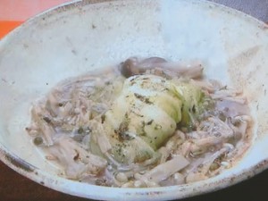 もこみち流 白味魚の白菜巻き山椒煮