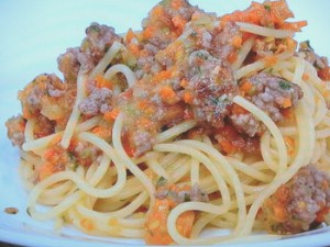 煮込まない!簡単ラグーソーススパゲティ