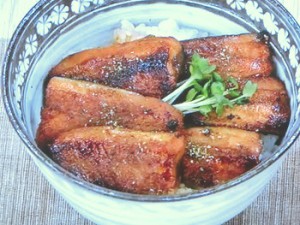 いわしのかば焼き丼