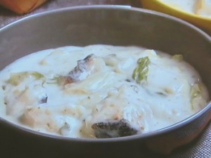 たらと白菜のクリームシチュー