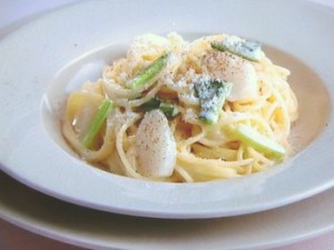 チーズとかぶのスパゲッティ