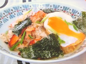 もこみち流 和風のシンプル朝チャーハン