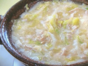 白菜と豚肉のみそ鍋