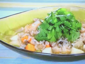もこみち流 豚肉の雑穀スープ