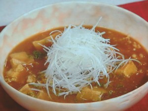 高野豆腐の和風マーボー