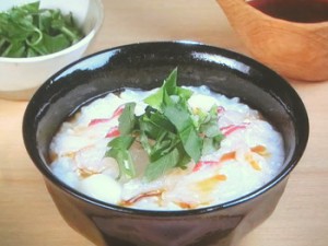 鯛とゆり根のおかゆ