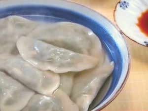 ほうれん草の水餃子