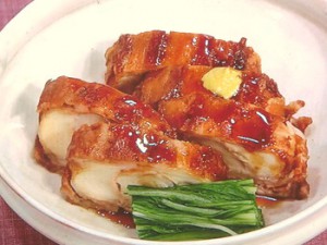 麩と豚バラ肉の角煮風