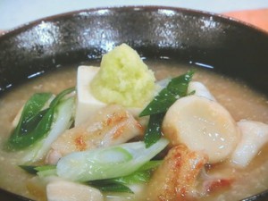 麩と豆腐と鶏肉のあんかけ