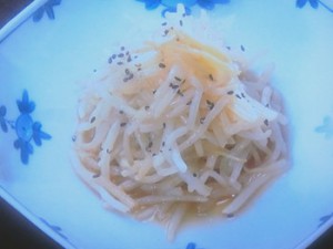 もやし炒め