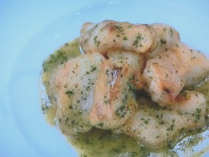 たらのフリット 酢みそあえ