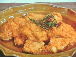 鶏もも肉のイタリアンみぞれ煮