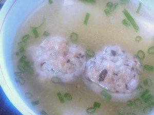 肉だんごスープ