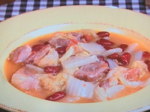豚肉といんげん豆のシチュー