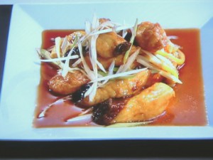 ブリの中華風揚げ浸し