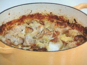 冬野菜の煮込み アルザス風