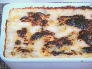 まるごとかぶと鶏のグラタン