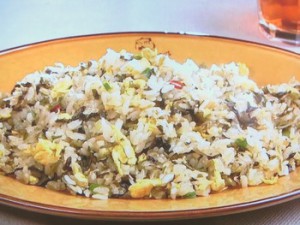 高菜とじゃこのチャーハン