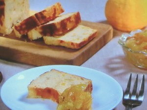 柚子はちみつのベイクドチーズケーキ