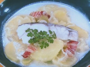 じゃがいもとたらのクリーム煮