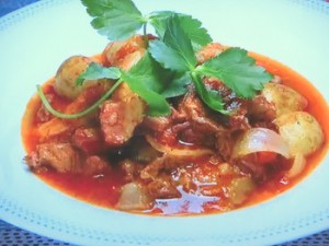 もこみち流 牛スジの和風トマト煮込み