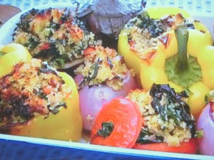 もこみち流 野菜のクスクス詰め オーブン焼き