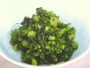 菜の花の塩揉み