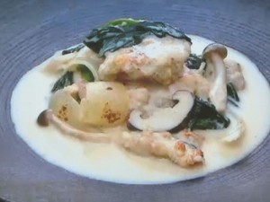 もこみち流 鶏むね肉ときのこの和風クリーム煮